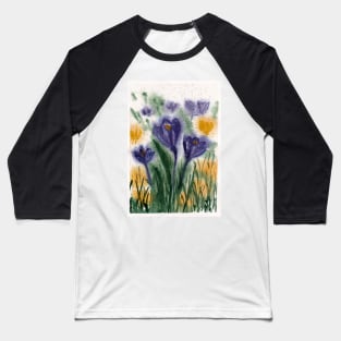 Crocus flowers Baseball T-Shirt